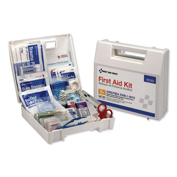 First Aid Only™ Ansi 2015 Compliant Class A+ Type I And Ii First Aid Kit For 25 People, 141 Pieces, Plastic Case freeshipping - TVN Wholesale